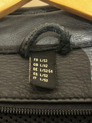 Chaqueta de moto legend DXR hombre negra/naranja