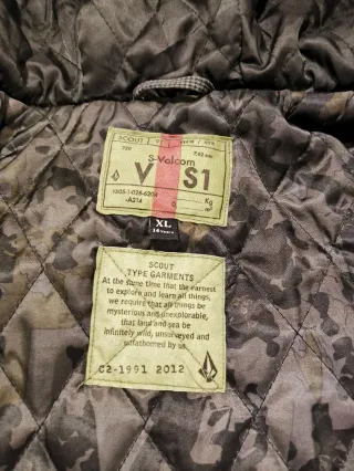 Abrigo Volcom Gris unisex