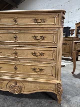 Cómoda Francesa Roble y Mármol