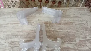 Soportes transparentes para platos/marcos