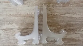 Soportes transparentes para platos/marcos