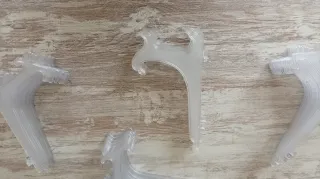 Soportes transparentes para platos/marcos