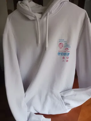 Sudadera Yourturn Blanca Talla XL