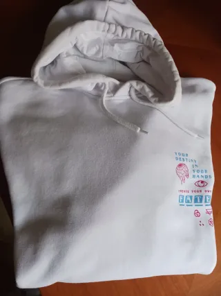 Sudadera Yourturn Blanca Talla XL