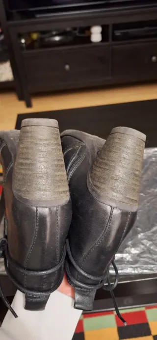 Botines Piel Negros Talla 37