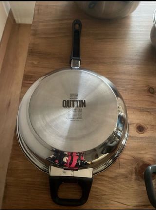 Batería Cocina Acero Inox 12 Piezas