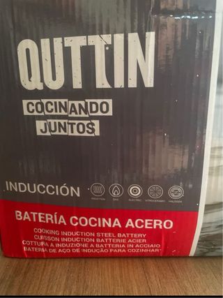 Batería Cocina Acero Inox 12 Piezas