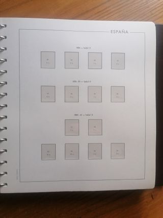 SUPLEMENTO ESPAÑA  HOJAS EDIFIL. 1850 A 1938 COMPL