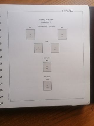 SUPLEMENTO ESPAÑA  HOJAS EDIFIL. 1850 A 1938 COMPL