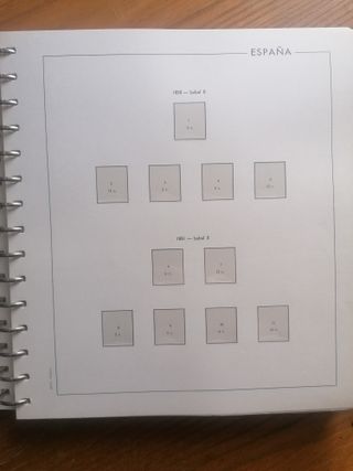 SUPLEMENTO ESPAÑA  HOJAS EDIFIL. 1850 A 1938 COMPL