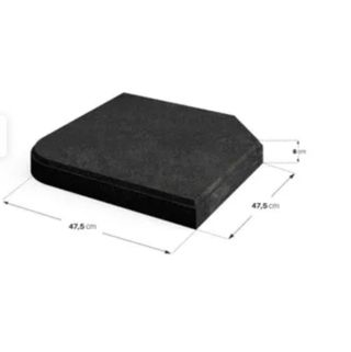 Pie de cemento para sombrilla