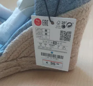 Nuevo Pull&Bear Alpargata Talla 39