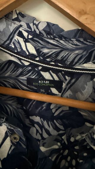 3 Camisas Kiabi Estampadas Talla 3XL