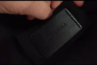 Bolso Bimba y Lola rayas burdeo y negro