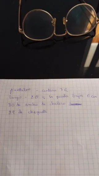 Traje comunión lino verde mar y crema 12 años