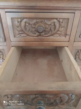 Mueble Mallorquín Madera Tallada