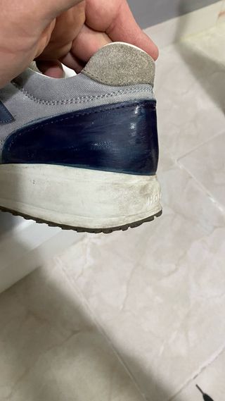 Scarpe Hogan uomo grigie e blu