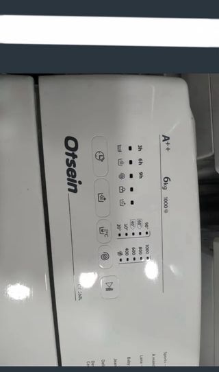 Lavadora Otsein 6kg A+++ 1000rpm