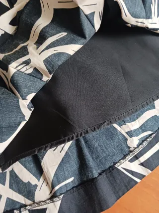 Falda plisada estampada T.38