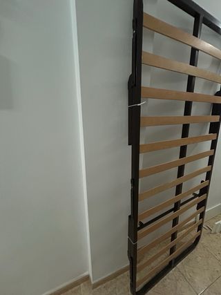 Somier 90x190cm patas plegables
