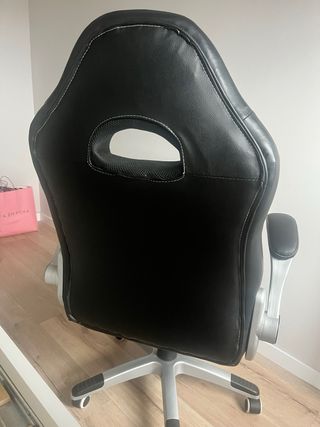 Silla Gaming Polipiel Negra