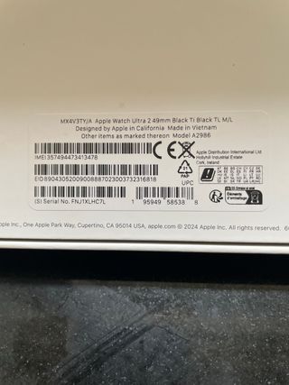 Scatola originale Apple Watch Ultra 2