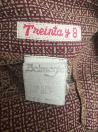 Pantalón Tela Belmonte Talla 38