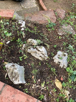 Rocalla decorativa para jardín