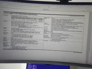Lenovo Legion Y740 17.3 Negro