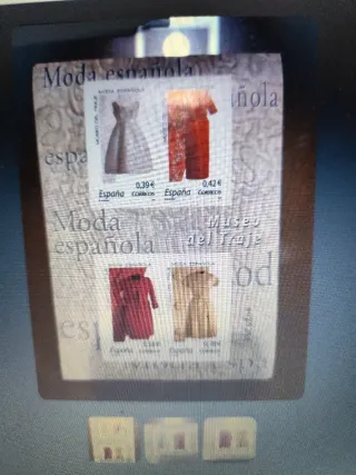 Hoja Bloque España Moda Española