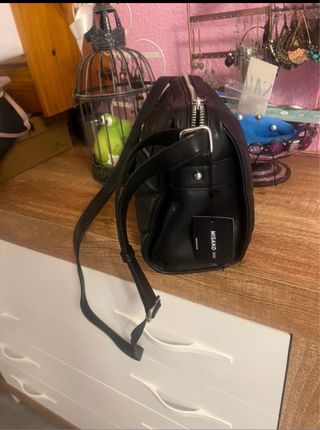 Bolso Misako negro acolchado