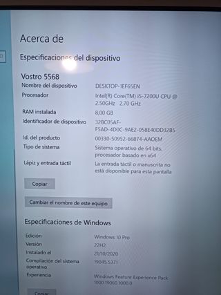 Portátil Dell Negro