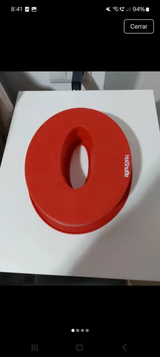 Molde Repostería Número 5 y 0. A elegir