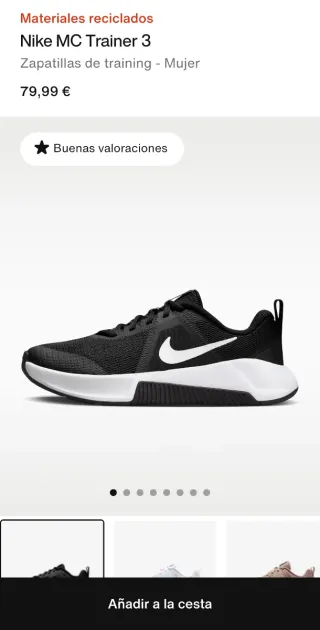 Zapatillas Nike MC Trainer 3 Negras Nuevas