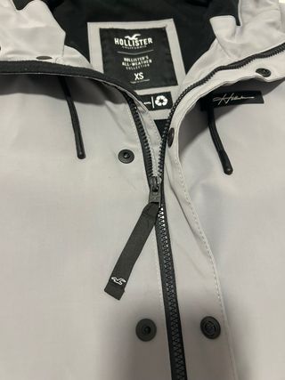 Cazadora parca Hollister All-Weather Gris Talla XS