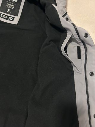 Cazadora parca Hollister All-Weather Gris Talla XS