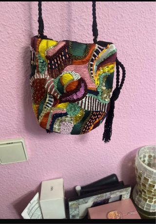 Bolso Sfera pedrería multicolor