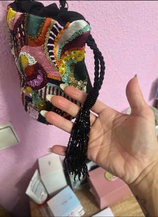 Bolso Sfera pedrería multicolor