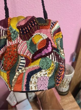 Bolso Sfera pedrería multicolor