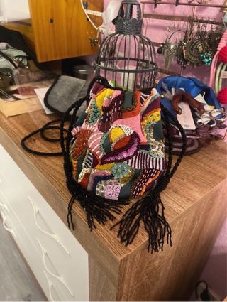 Bolso Sfera pedrería multicolor