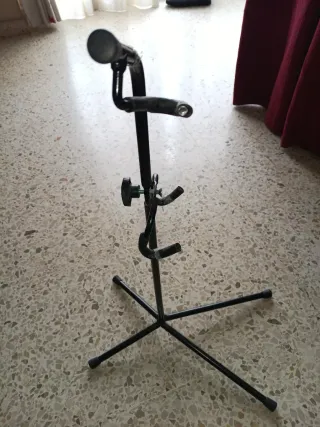 Soporte para bicicleta negro