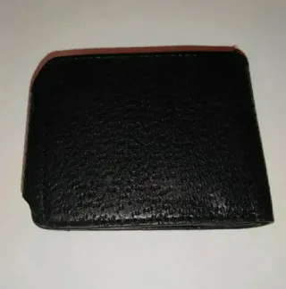 Portafoglio nero da uomo con logo