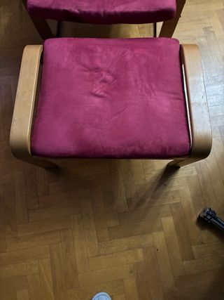 Sillón Hamaca Tela y Madera