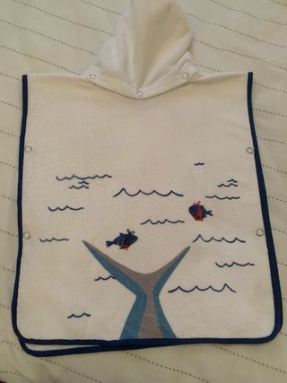 Capa toalla playa bebe 24/36 meses