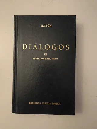 Platón, Diálogos, Gredos. PRIMERA EDICIÓN.