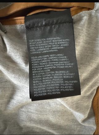 Giacca Vera Pelle Oakwood Tg. M