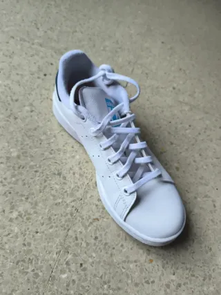 Zapatillas Adidas Stan Smith J Blancas tall 37-1/3