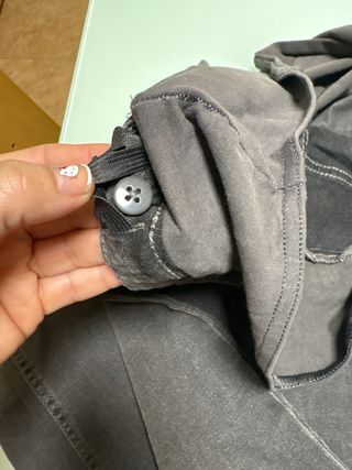 Pantalón premamá Kiabi Talla 38 Gris