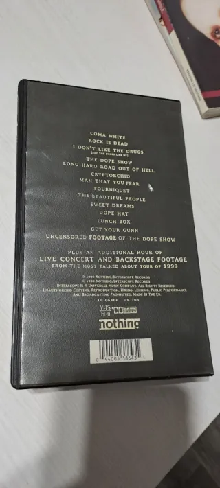 Lotto Marilyn Manson Libri DVD Vhs