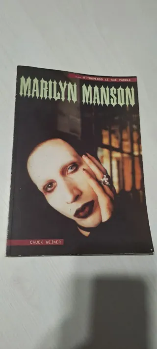 Lotto Marilyn Manson Libri DVD Vhs